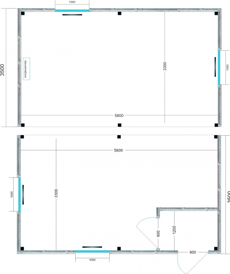 Модуль составной административный 7,00*6,00м